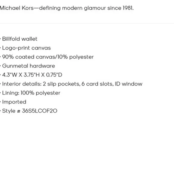 NWT Michael Kors Cooper Men Ombré Signature Logo Billfold Card ID Wallet - Husk - Picture 9 of 12